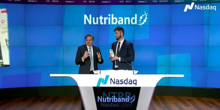 Nutriband Inc. Opens NASDAQ Stock Exchange December 3, 2021